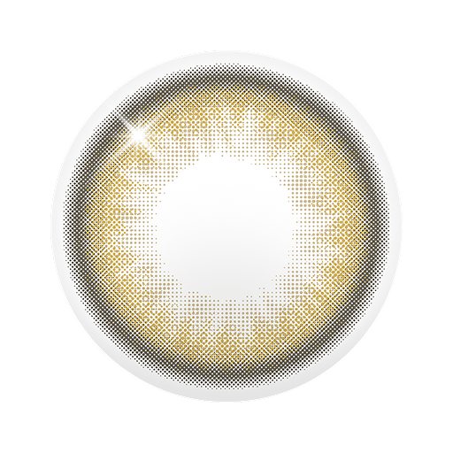 Qrsessed One Day Colored Contact Lens Never Olive 0.00 Diopter Pack of 10 Lenses