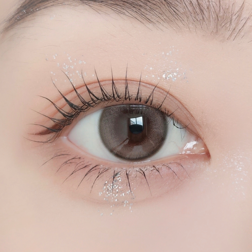 Qrsessed 1 Day Colored Contact Lenses Nude Ash Rose 0.00 Diopters Daily Disposable Pack Of 10
