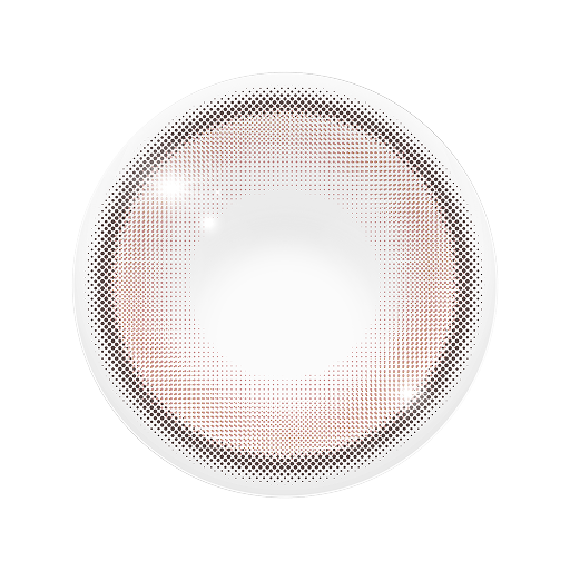Rom’u 1 Day Colored Contact Lens Mottle Peach 0.00 Plano 14.5mm 10 Pack Soft Look Daily Disposable