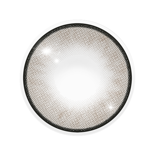 Romu 1 Day Colored Contact Lenses Milky Tan 0.00 Plano Pack Of 10 Soft Daily Disposables