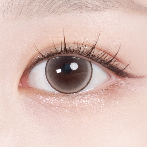 Romu 1 Day Colored Contact Lenses Milky Tan 0.00 Plano Pack Of 10 Soft Daily Disposables