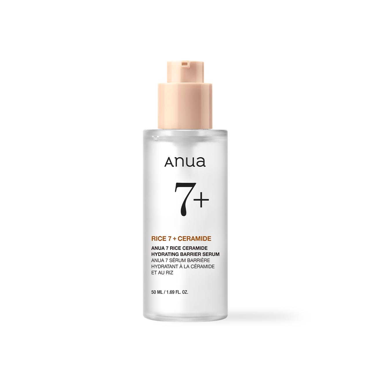 Anua 7 Rice Ceramide Hydrating Barrier Serum sensitive skin glowing Korean skincare Kbeauty international shipping