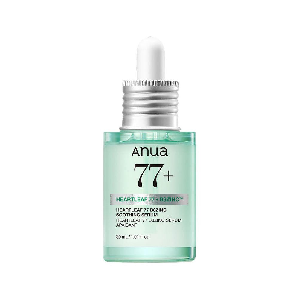 Anua Heartleaf 77% B3 Zinc Soothing Serum For Sensitive Skin Calming Hydration 30ml