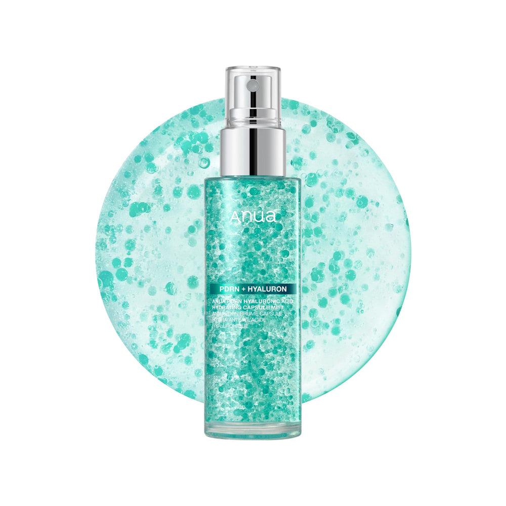Anua PDRN Hyaluronic Acid Hydrating Capsule Mist glow skin spray Korean skincare Kbeauty international shipping