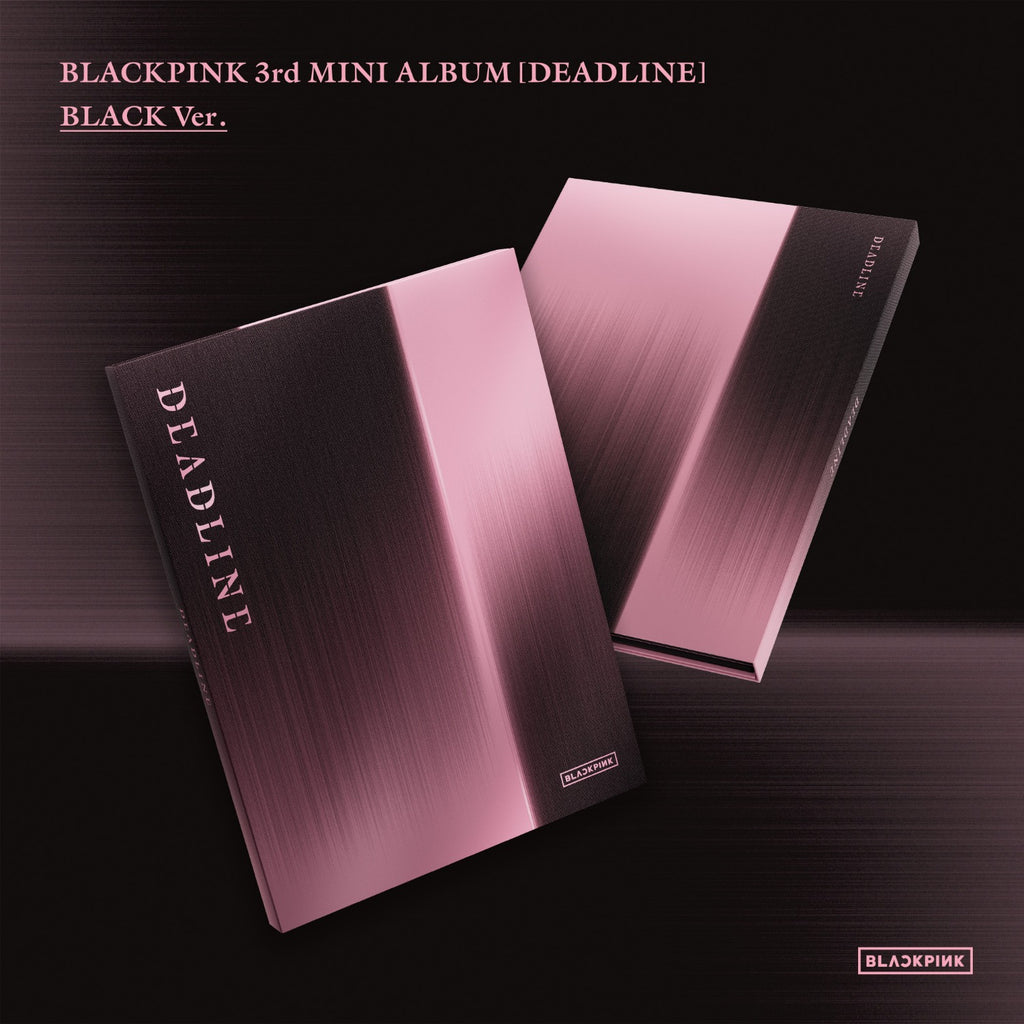 BLACKPINK Deadline Black version album packaging photobook and CD