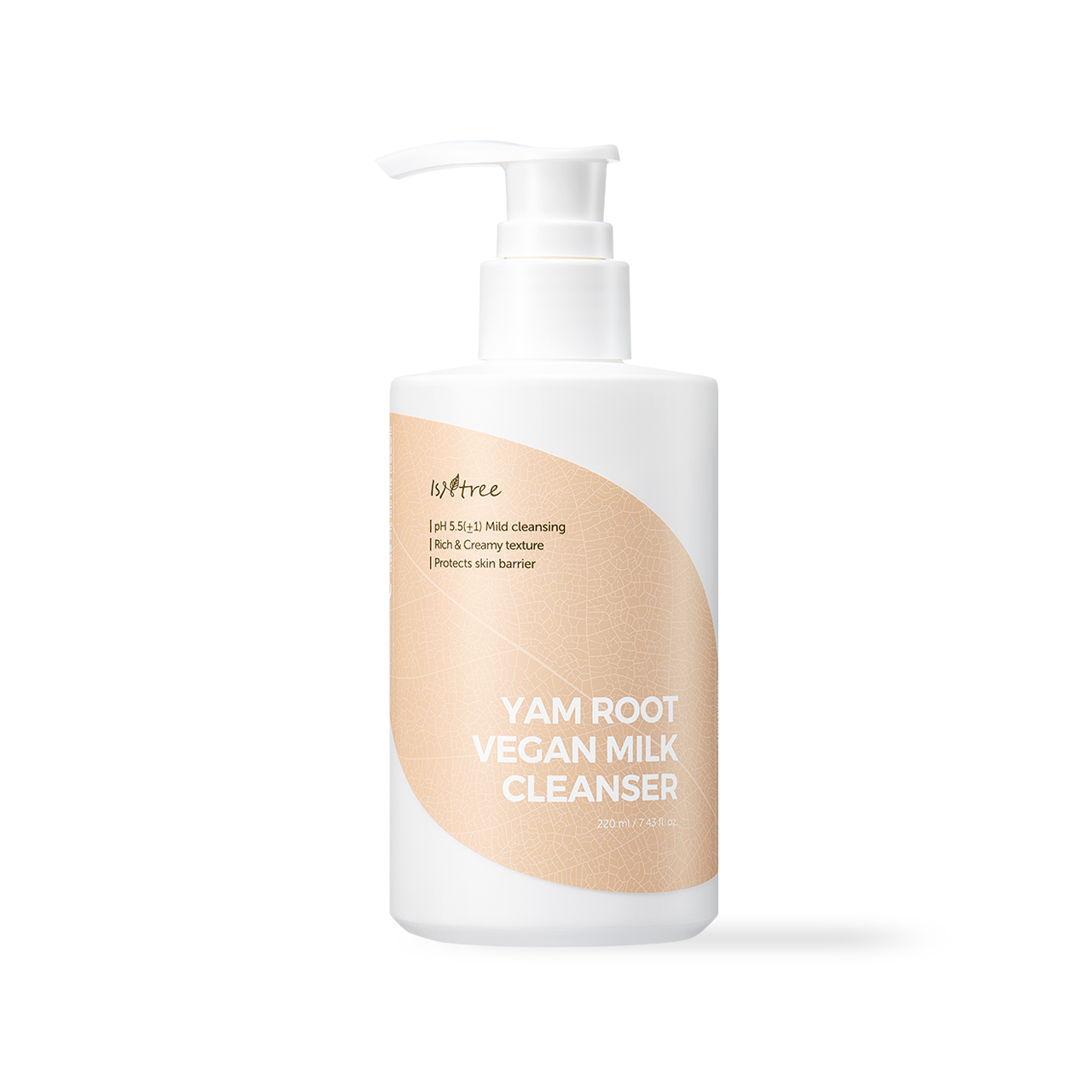 Isntree Yam Root Vegan Milk Cleanser 220mL Korean skincare THEKSHOP Global