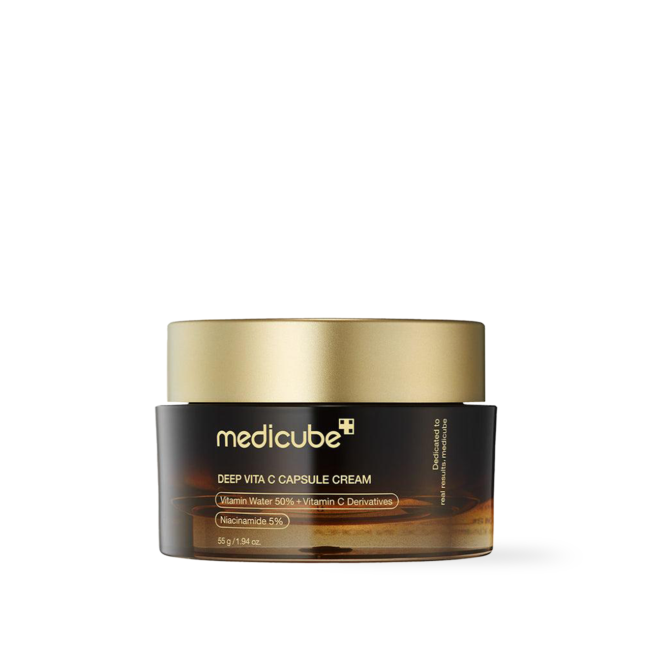 Medicube Deep Vita C Capsule Cream  dark spot brightening yellow golden boba Korean skincare Kbeauty international shipping