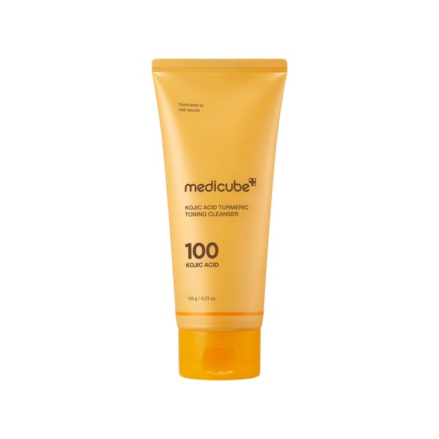 Medicube Kojic Acid Turmeric Toning Cleanser tube skin brightening 
