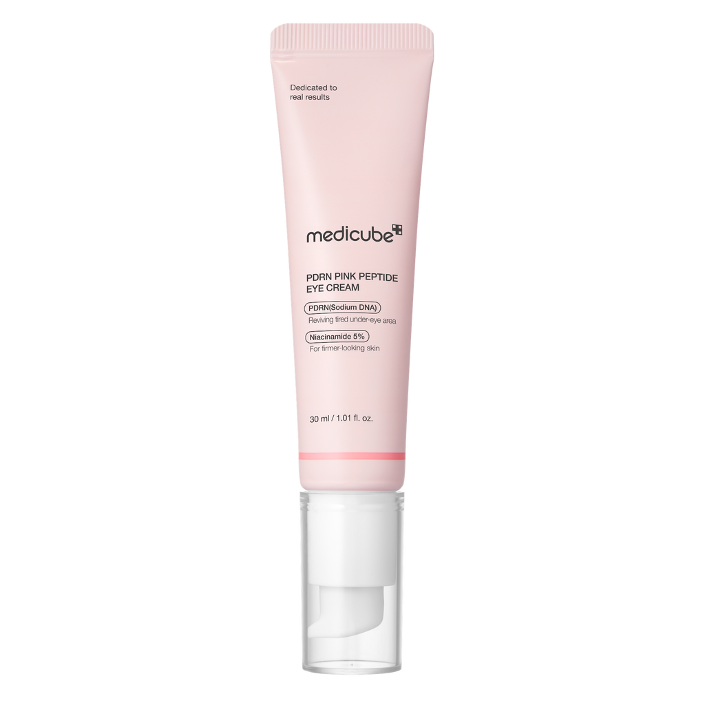 Medicube PDRN Pink Peptide Eye Cream 30ml Korean eye cream for dark circles and puffiness