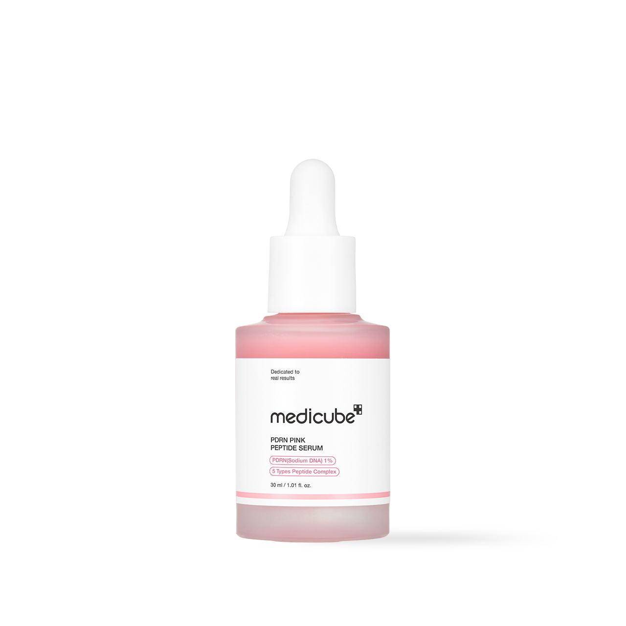 Medicube PDRN Pink Peptide Serum 30ml Korean peptide serum with niacinamide and collagen for glass skin glow