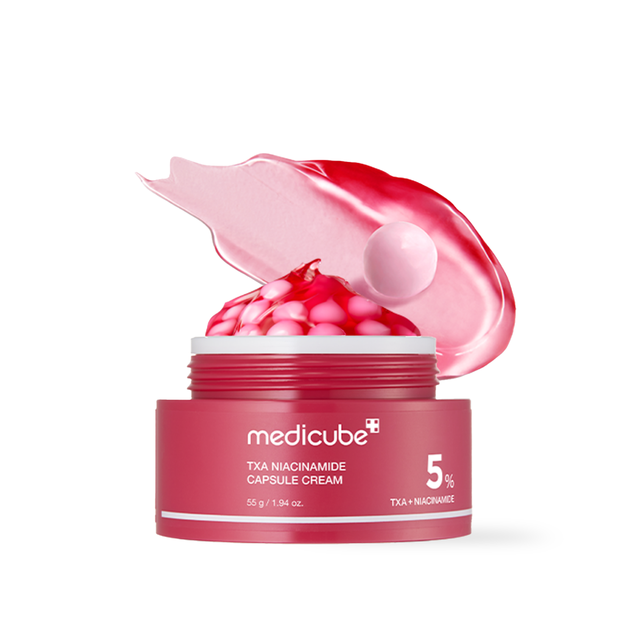 Medicube TXA Niacinamide Capsule Cream brightening dark spot red bobba Korean skincare Kbeauty international shipping