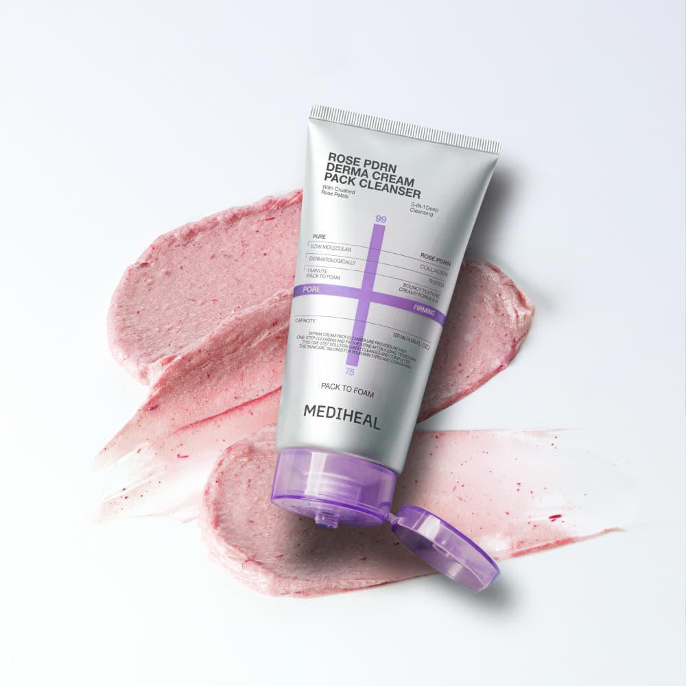 Mediheal Derma Cream Pack Cleanser Rose PDRN 120ml 