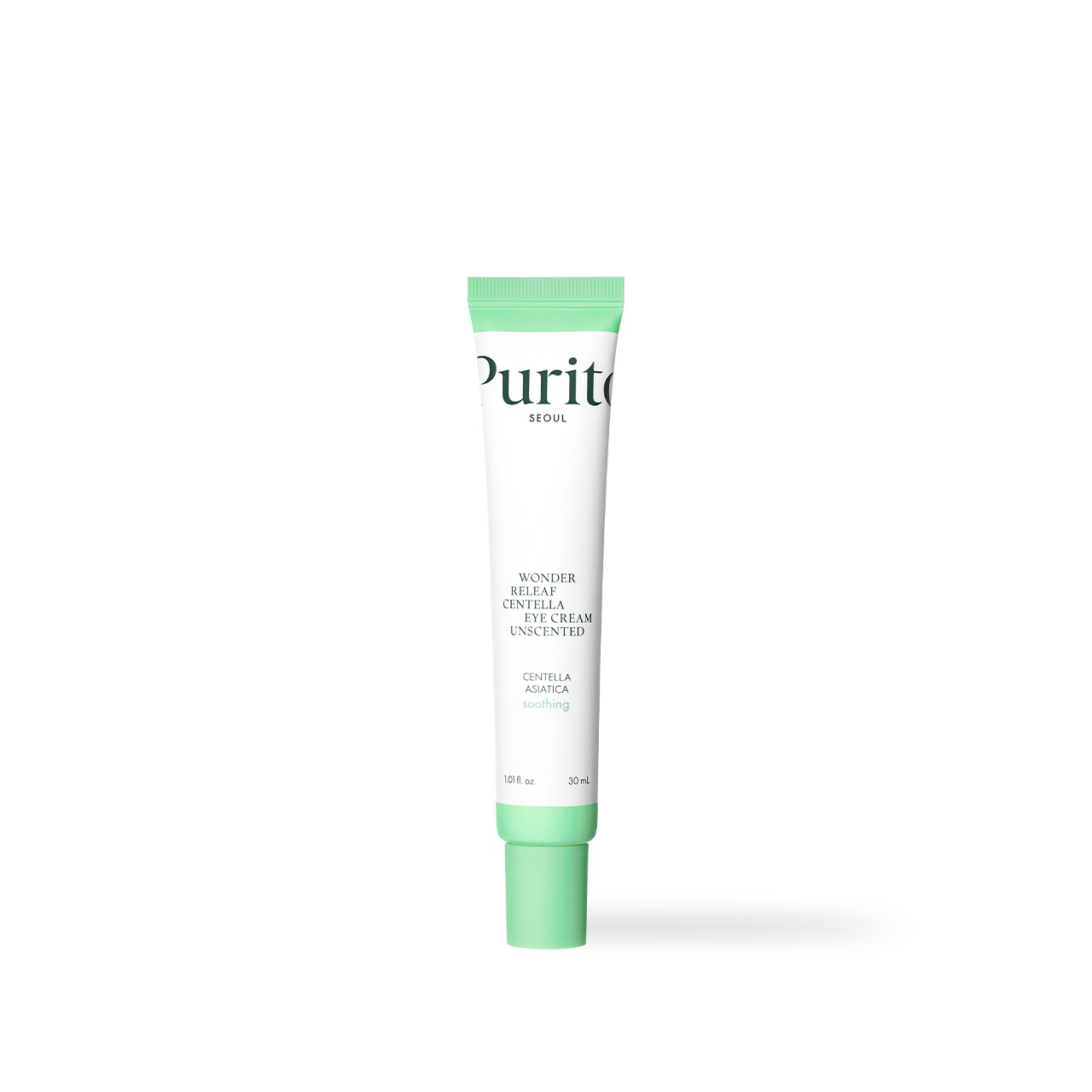 PURITO Wonder Releaf Centella Eye Cream Unscented 30ml Korean eye cream with Centella and Ceramide NP for sensitive skin