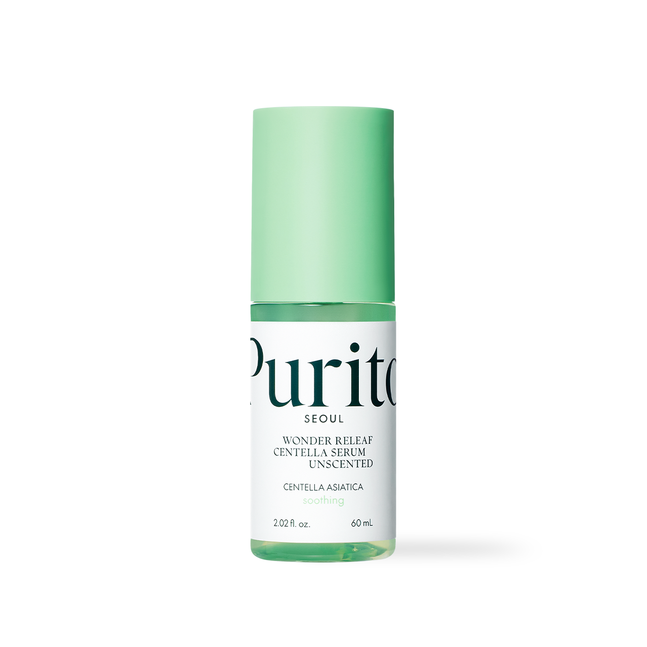 Purito Wonder Releaf Centella Serum Unscented Korean Soothing Centella Serum for Sensitive and Redness-Prone Skin