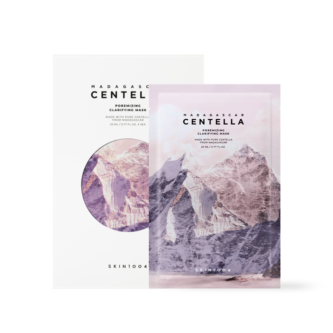 SKIN1004 Madagascar Centella Poremizing Clarifying Mask a box of 5 sheet masks