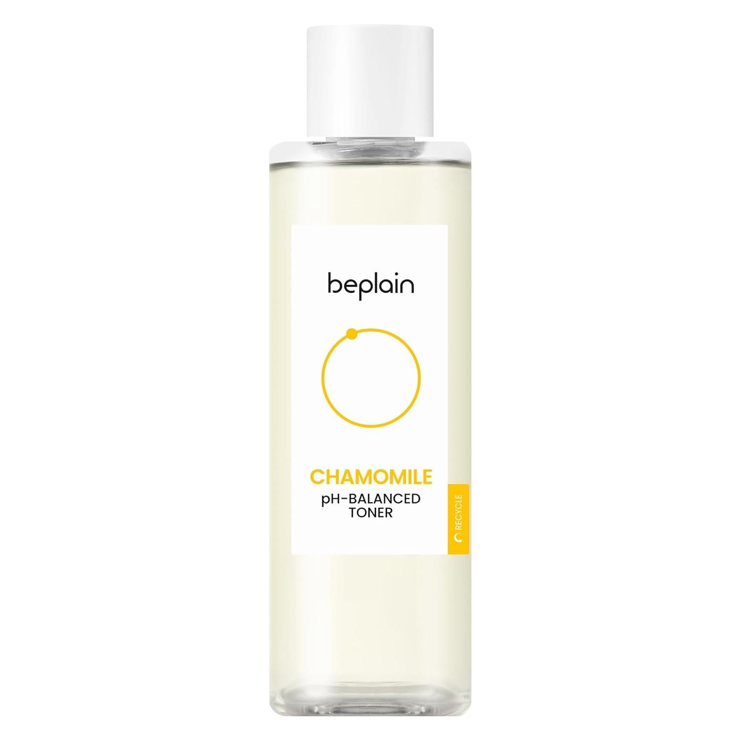 beplain Chamomile pH-Balanced Toner 190ml Korean lightweight pH-balanced soothing toner for edness-prone sensitive skin