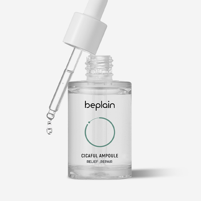 beplain Cicaful Ampoule 30ml
Korean soothing hydrating calming serum with centella asiatica  for sensitive redness-prone skin skin barrier support