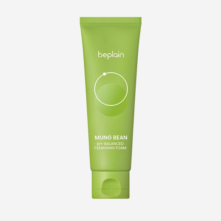 beplain Mung Bean pH-Balanced Cleansing Foam 80ml
Korean low pH facial cleanser cleansing foam for sensitive skin